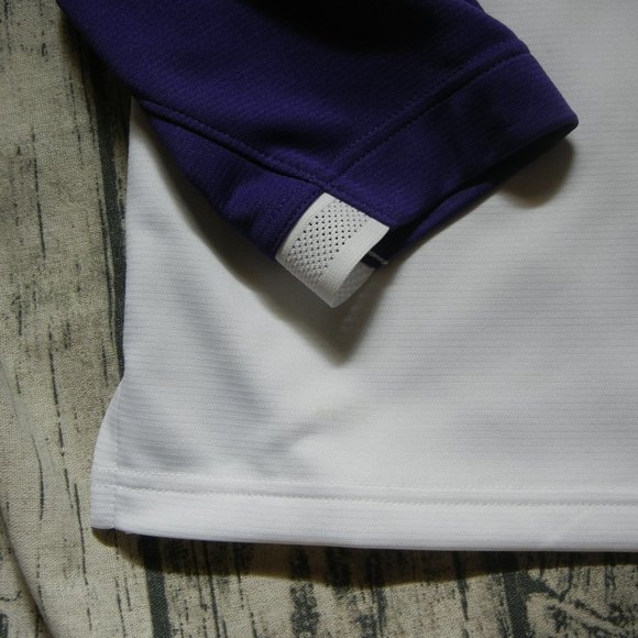 2XL LSU Tigers Nike Coaches Quarter-Zip Pullover Performance Jacket White - Picture 4 of 6